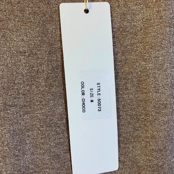 5/ $25 C'Fait Pour Vous Paris Sleeveless Brown Top M - Picture 4 of 11